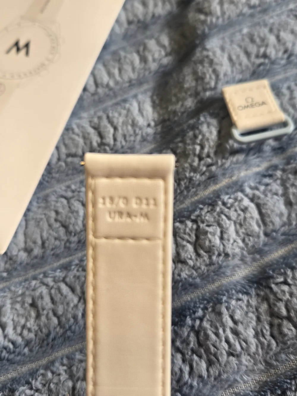Swatch x Omega Speedmaster White Watch Strap